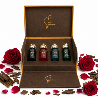 بوكس 4 عطور ميني